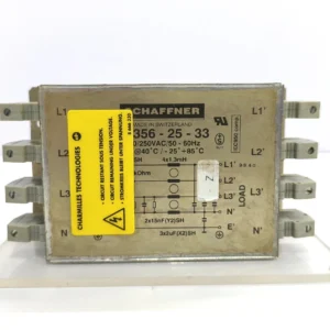 SCHAFFNER 356-25-33 POWER SUPPLY 400/250VAC/50-60HZ
