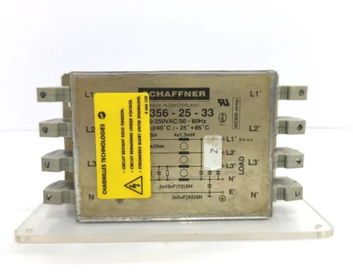 SCHAFFNER 356-25-33 POWER SUPPLY 400/250VAC/50-60HZ