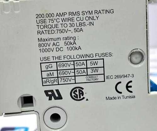 FERRAZ SHAWMUT US143 ULTRASAFE FUSE HOLDER - Image 9