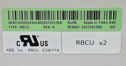 ABB RBCU E-CLIPSE BYPASS CONTROL UNIT E316774 RBIO-01 REV.K - Image 8