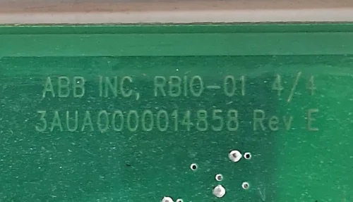 ABB RBCU REV.U E-CLIPSE BYPASS CONTROL UNIT E316774 RBIO-01 REV.X - Image 8