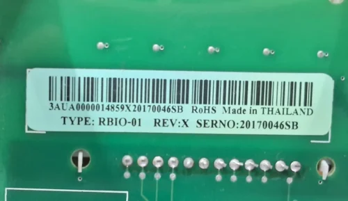 ABB RBCU REV.U E-CLIPSE BYPASS CONTROL UNIT E316774 RBIO-01 REV.X - Image 7