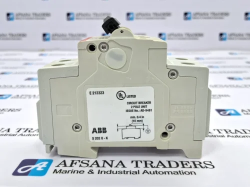 ABB S 202 U CIRCUIT BREAKER K 10 A 2POLE - Image 7