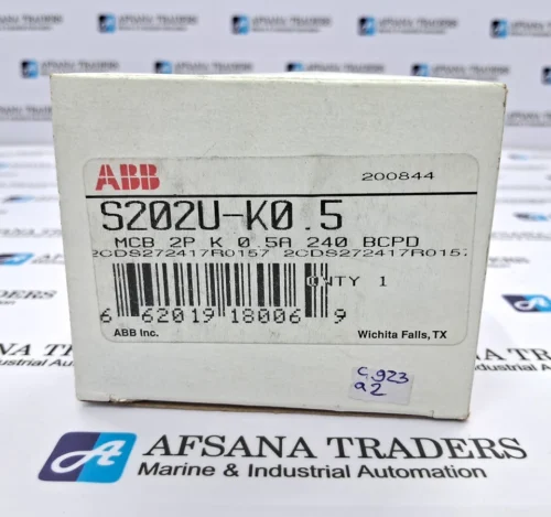 ABB S 202 U CIRCUIT BREAKER K 0.5A 2POLE - Image 11
