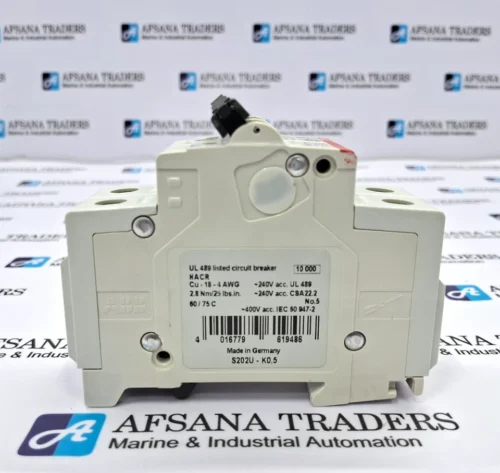 ABB S 202 U CIRCUIT BREAKER K 0.5A 2POLE - Image 7