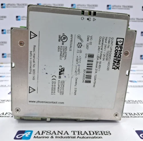 PHOENIX CONTACT QUINT-UPS/24DC/24DC/20 POWER SUPPLY 2320238 - Image 4