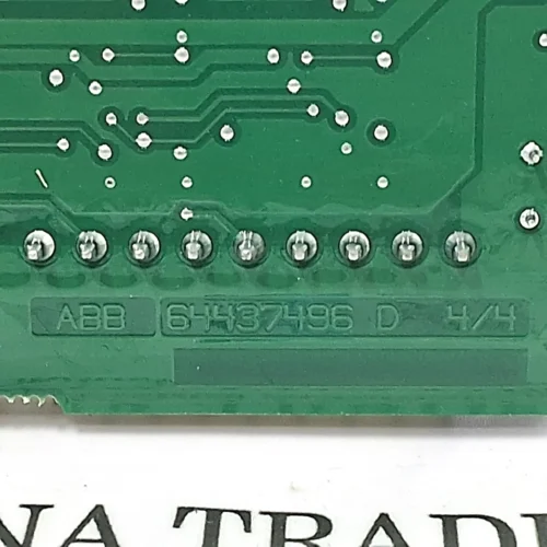 ABB OITF-01C PRINTED CIRCUIT BOARD 64437496 D 1/4 64437496 D 4/4 - Image 11