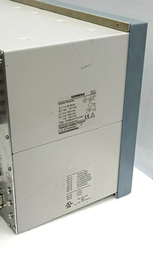 SIEMENS SIPROTEC 7SA632 DISTANCE PROTECTION RELAY 7SA6321-5AB92-7PH4/FF - Image 8