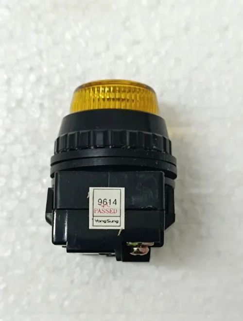 YONGSUNG ELECTRIC YSPL3-06A PILOT LAMP ROUND INDICATOR LIGHT CAP COLOR YELLO 10X - Image 11