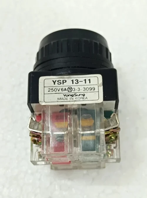10X LOT YONGSUNG ELECTRIC YSP 13-11 AC 250V 6A PUSH BUTTON SWITCH CAP COLOR RED - Image 7