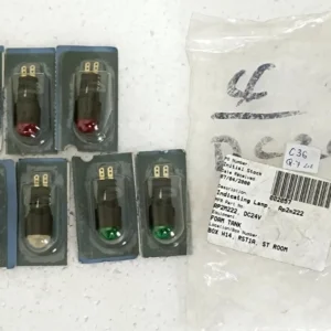 IDEC AP2M PILOT LIGHT PANEL MOUNT LED LOT OF 7X