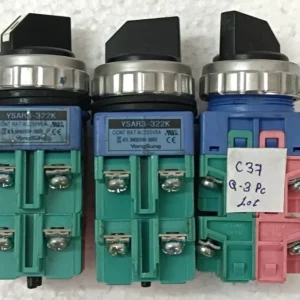 YONGSUNG YSAR3-322K ROTARY (CAM) SWITCH LOT OF 3X