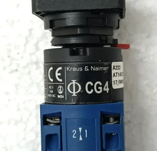 KRAUS & NAIMER CG4.A213/GBA001.EF POSITION DOUBLE THROW CAM SWITCH 10A - Image 6