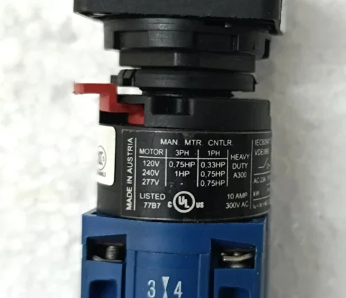 KRAUS & NAIMER CG4.A213/GBA001.EF POSITION DOUBLE THROW CAM SWITCH 10A - Image 4