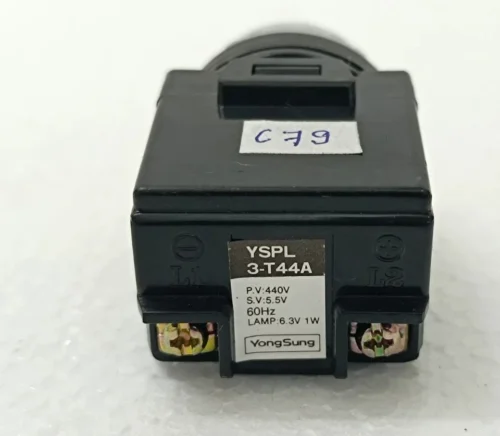 YONGSUNG ELECTRIC YSPL3-T44A P.V 440V S.V 5.5V 60Hz LAMP 6.3V 1W - Image 5