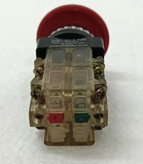 YONGSUNG ELECTRIC YS SEP334-22RA 250V 6A PUSH LOCK & TURN RESET SWITCH - Image 6