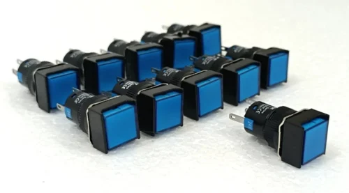 CDOE HB16-A SQUAR PUSH BUTTON BLUE 11X LOT - Image 6