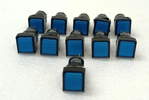 CDOE HB16-A SQUAR PUSH BUTTON BLUE 11X LOT - Image 2