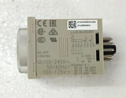 OMRON H3CR-A 0 TO 1.2 SEC TIMER 100-240 VAC 50/60Hz - Image 4