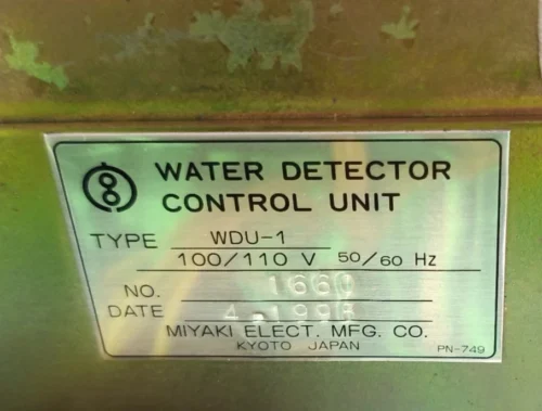 MIYAKI ELECTRIC WDU-1 WATER DETECTOR CONTROL UNIT 100/110V 50/60HZ - Image 8