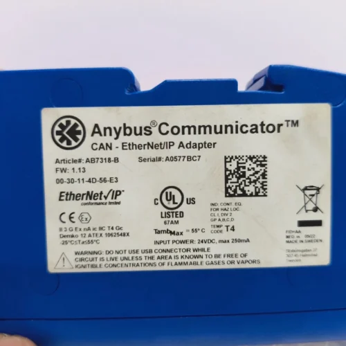 ANYBUS COMMUNICATOR AB7318-B ETHERNET/IP ADAPTER - Image 7