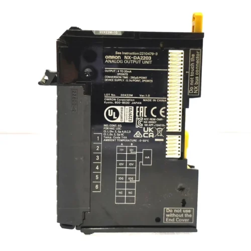 OMRON NX-EIC202 MODULE WITH MODELS OD5121, DA2203, NX-END01 - Image 8