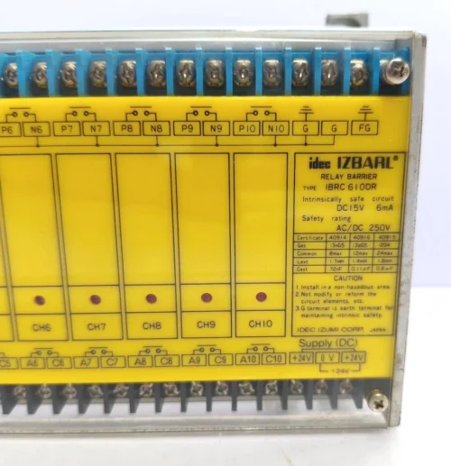 IDEC IBRC 610DR RELAY BARRIER IZBARL - Image 6