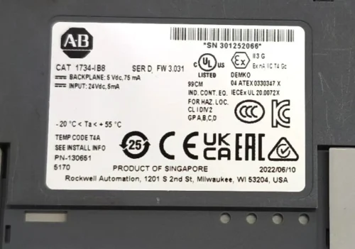 ALLEN-BRADLEY 1734-IB8 MODULE 1734-RTBS, 1734-MB LOT OF 3X - Image 16