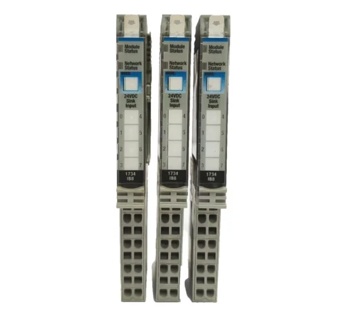 ALLEN-BRADLEY 1734-IB8 MODULE 1734-RTBS, 1734-MB LOT OF 3X - Image 2