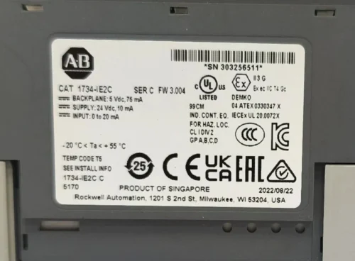 ALLEN-BRADLEY 1734-IE2C ANALOG INPUT MODULE - Image 8