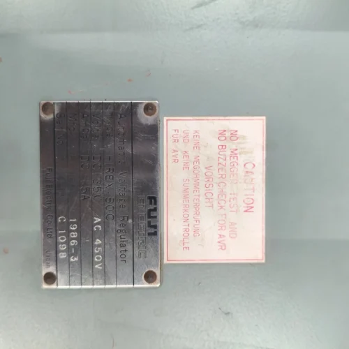 FUJI ELECTRIC HIREX-80C AUTOMATIC VOLTAGE REGULATOR DC135V AC450V 15A DC - Image 10