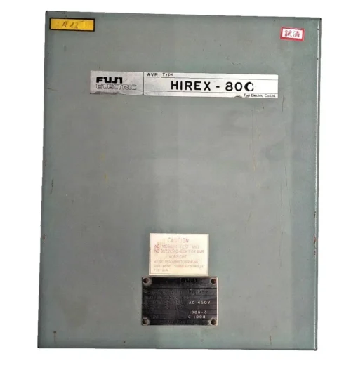 FUJI ELECTRIC HIREX-80C AUTOMATIC VOLTAGE REGULATOR DC135V AC450V 15A DC - Image 2