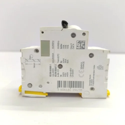 SCHNEIDER ELECTRIC IC60N C 6A MINIATURE CIRCUIT BREAKER LOT OF 3X - Image 13