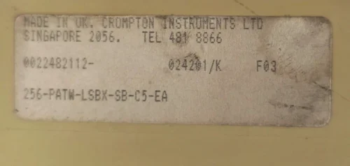CROMPTON INSTRUMENT 256-PATW PROTECTOR TRIP RELAY 440V - Image 8