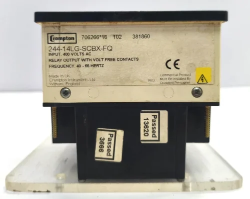 CROMPTON 244-14LG-SCBX-FQ SYNCHRO CHECK RELAY - Image 3
