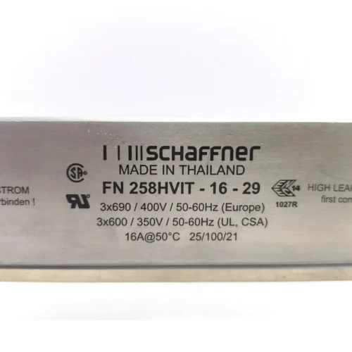 SCHAFFNER FN 258HVIT-16-29 THREE PHASE FILTER - Image 2