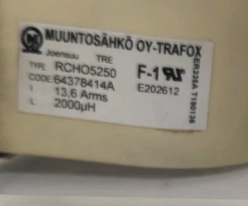 MUUNTOSAHKO RCH05250 CURRENT TRANSFORMER LOT OF 2X - Image 7