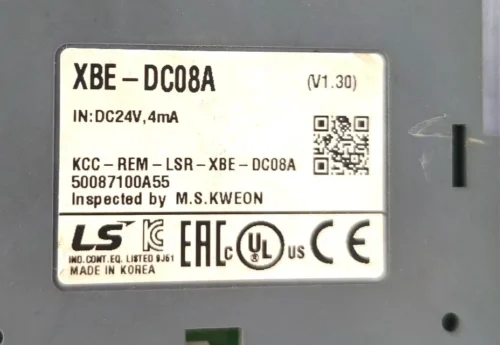 LS XBE-DC08A PLC MODULE DC24V 4MA V1.30 - Image 7