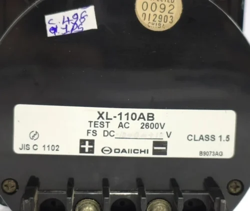 DAIICHI XL-110AB RPM METER AC2600V “MINOR CREAKED” - Image 10
