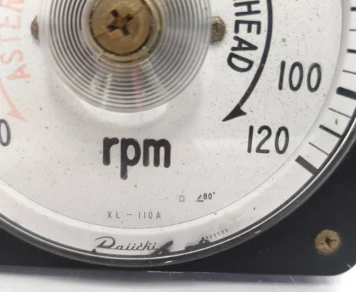 DAIICHI XL-110AB RPM METER AC2600V “MINOR CREAKED” - Image 8