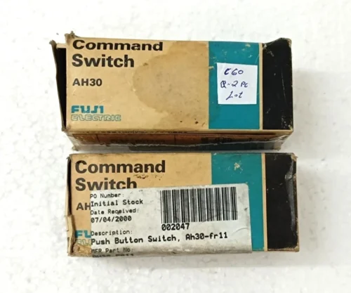 FUJI ELECTRIC AH30 FR11 250V 6A COMMAND SWITCH 2X LOT - Image 6