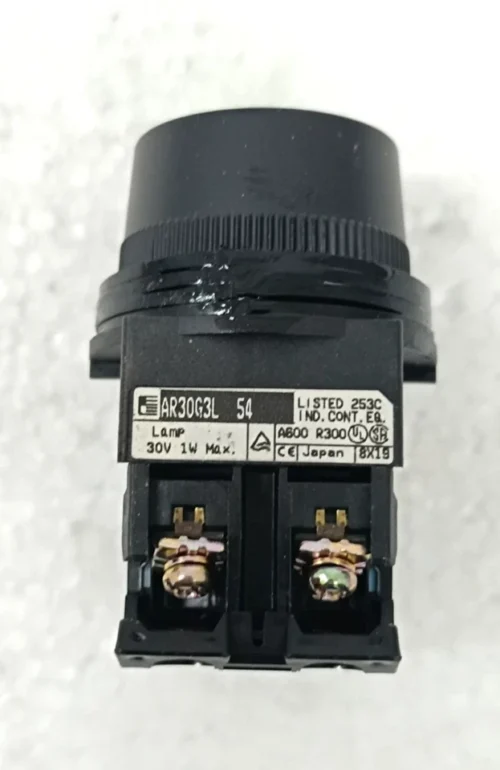 FUJI ELECTRIC AR30G3L LAMP 30V 1W MAX PUSH BUTTON SWITCH CAP COLOR GREEN - Image 4