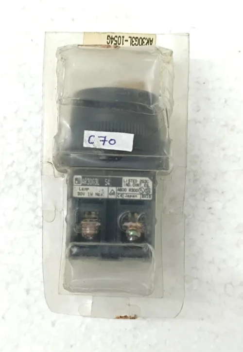 FUJI ELECTRIC AR30G3L LAMP 30V 1W MAX PUSH BUTTON SWITCH CAP COLOR GREEN - Image 3
