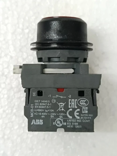 ABB 1YHB00000000843 MCB-01 PUSH BUTTON CAP COLOR RED 5X LOT - Image 6