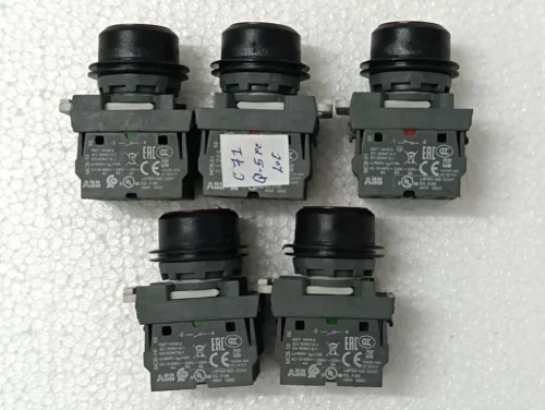 ABB 1YHB00000000843 MCB-01 PUSH BUTTON CAP COLOR RED 5X LOT - Image 4
