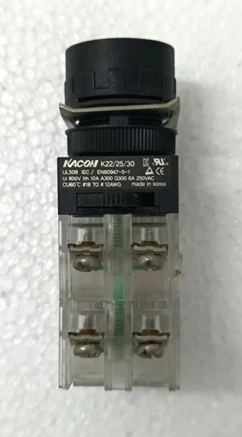 KACON K22/25/30 250VAC 6A CAP COLOR RED 2X LOT - Image 3