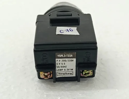 YONGSUNG ELECTRIC YSPL3-T22A P.V 200/220V 50/60HZ LAMP 6.3V 1W CAP COLOR RED - Image 5