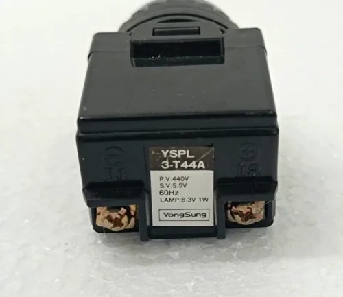 YONGSUNG ELECTRIC YSPL3-T44A P.V 440V S.V 5.5V 60Hz LAMP 6.3V 1W CAP COLOR WHITE - Image 4
