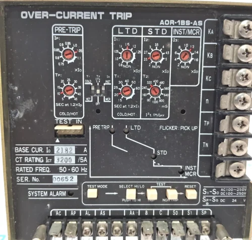TERASAKI AOR-1BS-AS OVER-CURRENT TRIP DEVICE 3200/5A - Image 7