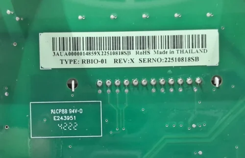 ABB RBCU REV.L E-CLIPSE BYPASS CONTROL UNIT E316774 RBIO-01 REV.X - Image 8